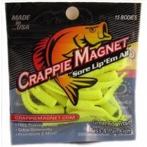 Leland Crappie Magnet 1.5" 15ct Opaque Chartreuse