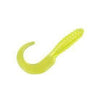 Action Bait 4" Curly Grubs 12pk Pearl Chartreuse-Soft Baits-Action Baits-Bass Fishing Hub