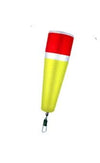 Comal Weighted Poppin Float w-Swivel 4" Red-Yellow 12ct