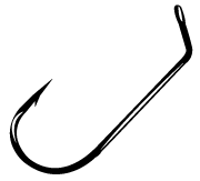 Gamakatsu Flat Eye Jig Hook 60 100ct 4-0