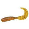 Action Bait 4" Curly Grubs 12pk Smoke Blue Glitter-Soft Baits-Action Baits-Bass Fishing Hub