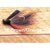 Arkie 1-8 Bucktail 6-cd Brown-Orange-Jigs-Arkie Baits-Bass Fishing Hub