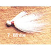 Arkie 1-8 Bucktail 6-cd White-Jigs-Arkie Baits-Bass Fishing Hub