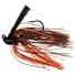 Arkie Rattlin Jig 1-2oz 6-cd Brown-Orange-Jigs-Arkie Baits-Bass Fishing Hub