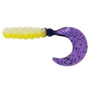 Big Bite Fat Grub-Crappie Baits-Big Bite Baits-2-Acid Rain/Junebug-10ct-Bass Fishing Hub