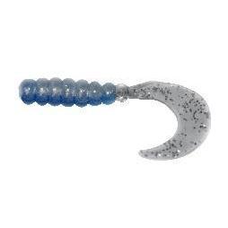 Big Bite Fat Grub-Crappie Baits-Big Bite Baits-2-Blue/Silver-10ct-Bass Fishing Hub