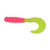 Big Bite Fat Grub-Crappie Baits-Big Bite Baits-2-Bubble Gum/Chartreuse-10ct-Bass Fishing Hub