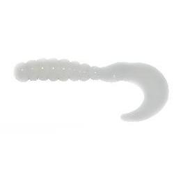 Big Bite Fat Grub-Crappie Baits-Big Bite Baits-2-White-10ct-Bass Fishing Hub