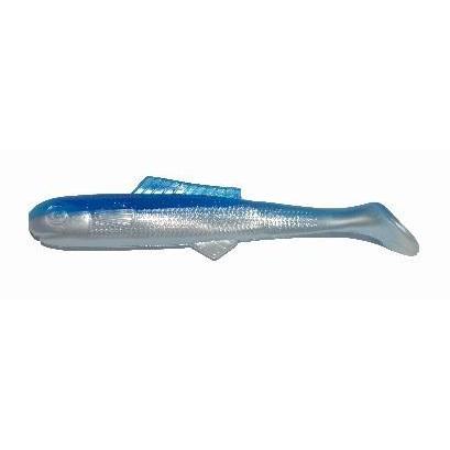 Big Bite Minnow Shad Tail 2.5 10ct Pearl-Blue Back - Bass Fishing Hub