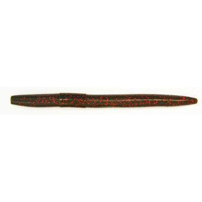 Big Bite Trick Stick-Soft Baits-Big Bite Baits-5-Green Pumpkin/Red-10ct-Bass Fishing Hub