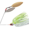 Booyah Blade Tandem Spinnerbait-Spinnerbaits-Booyah Baits-White Chart-1/2oz-Bass Fishing Hub