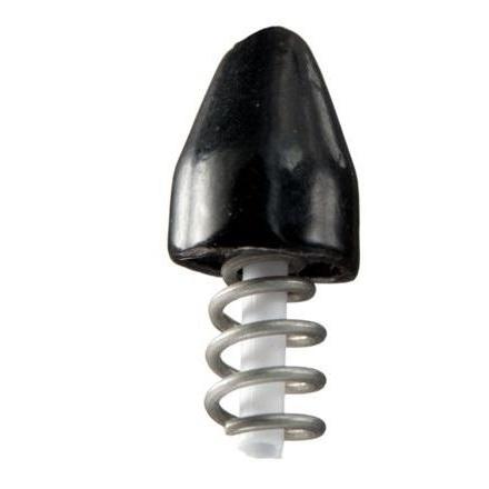 Bullet Weight Screw-in Sinker Black 1oz 2ct-Sinkers-Bullet Weight Sinkers-Bass Fishing Hub