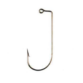 Eagle Claw Bronze Jig Hook 100ct Size 1-0-Hooks-Eagle Claw-Bass Fishing Hub