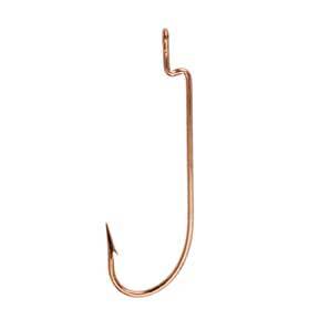 Eagle Claw Bronze Sproat Worm Hook 50ct Size 2-0-Hooks-Eagle Claw-Bass Fishing Hub