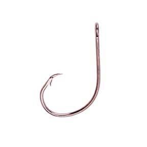 Eagle Claw Circle Bait Black Nickle Hook 5ct Size 6-0 - Bass