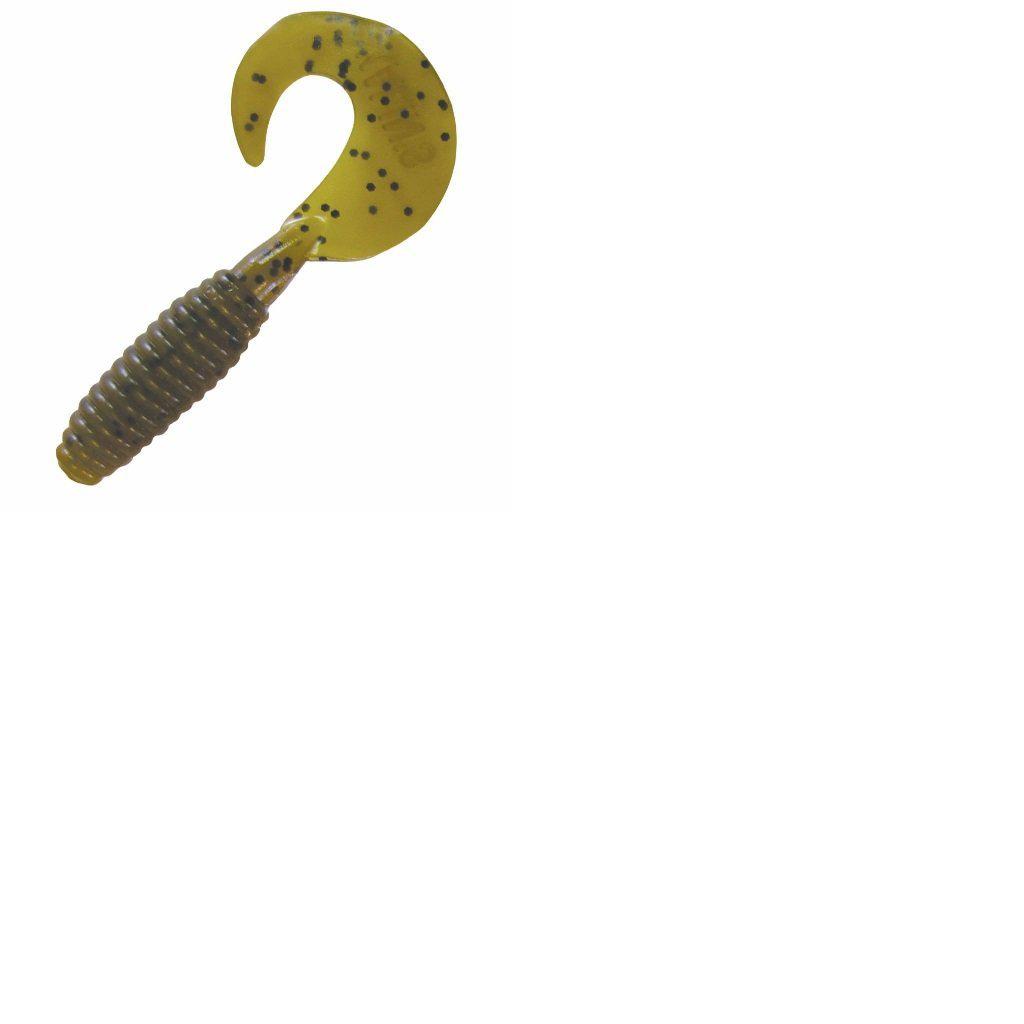 Kalins Lunker Grub 5" 10ct Green Pumpkinseed-Soft Baits-Kalin Baits-Bass Fishing Hub