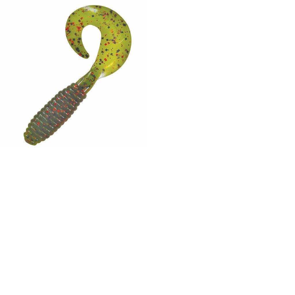 Kalins Lunker Grub 5" 10ct Watermelon Red Flake-Soft Baits-Kalin Baits-Bass Fishing Hub