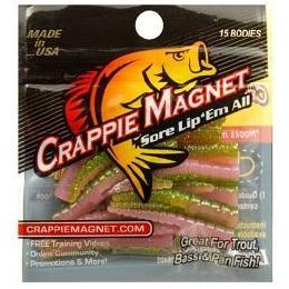 Leland Crappie Magnet 1.5" 15ct Electric Chicken-Crappie Baits-Crappie Magnet Baits-Bass Fishing Hub