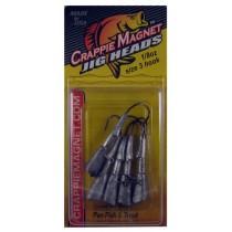 Leland Crappie Magnet Replacement Heads 5ct 1-8oz Unpainted-Crappie Baits-Crappie Magnet Baits-Bass Fishing Hub