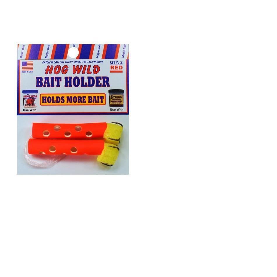 Magic Bait Bait Holder Tubes Red 2ct-Fish Bait-Magic Bait-Bass Fishing Hub