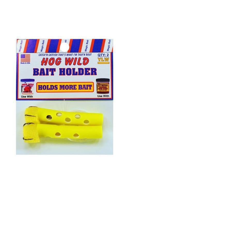 Magic Bait Bait Holder Tubes Yellow 2ct-Fish Bait-Magic Bait-Bass Fishing Hub