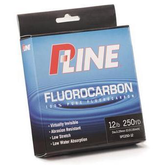 P-Line Fluorocarbon 100% Pure 250yd 20lb-Fishing Line-P-Line-Bass Fishing Hub