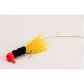Slater Original Jig 1-32 Red-Black-Yellow #6 Hook 3pk-Crappie Baits-Slater's-Bass Fishing Hub