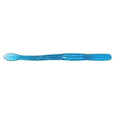 Slider 4" Worm 10ct Blue Ice Tinsel DWO-Soft Baits-Slider Baits-Bass Fishing Hub