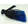 Stanley Stand-Up Football Jig 3-4oz Black-Blue Fire Tip-Jigs-Stanley Baits-Bass Fishing Hub