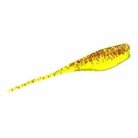 Strike King Mr Crappie Lightning Shad-Crappie Baits-Strike King Baits-Chartreuse Red Glitter-2"-Bass Fishing Hub