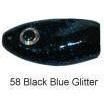 Strikezone Peek-A-Boo Grass Punch Weight 1oz Black-Blue-Sinkers-Strikezone Baits-Bass Fishing Hub