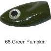 Strikezone Peek-A-Boo Weight 1-8 Green Pumpkin DWO-Sinkers-Strikezone Baits-Bass Fishing Hub