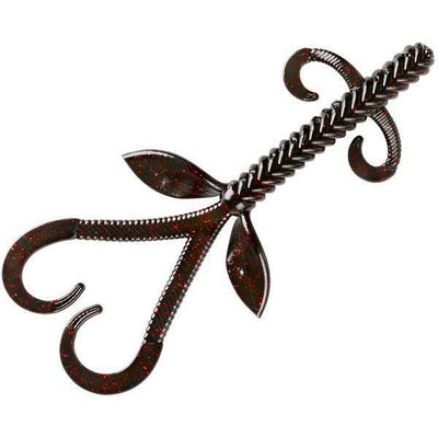 Yum F2 Yumpibian 6" 6ct Black Neon DWO-Soft Baits-Yum Baits-Bass Fishing Hub