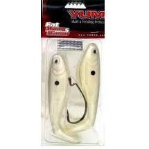 Yum Fat Money Minnow 5" 4ct Pearl DWO-Swimbaits-Yum Baits-Bass Fishing Hub